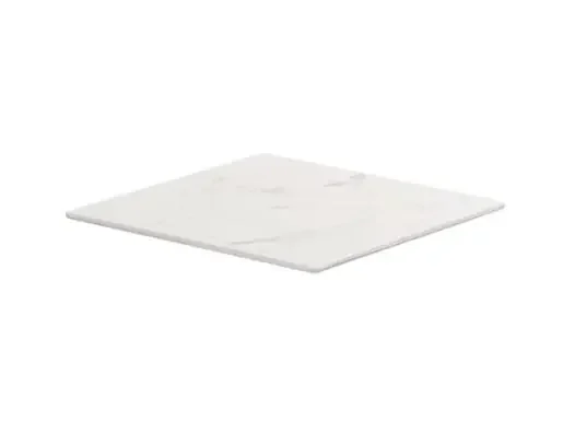 Cal-Mil 24408-10-81 White Marble 10″ Square Tray