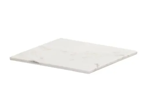 Cal-Mil 24408-8-81 White Marble 8″ Square Tray