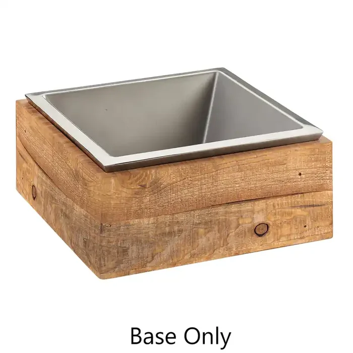 Cal-Mil 3367-99 12 x 12″ Reclaimed Wood Cold Concept Base