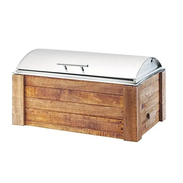 Cal-Mil 3429-99 Madera 22 x 14.25 x 12 Reclaimed Wood Chafer