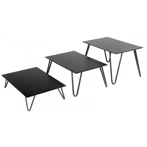 Cal-Mil SR630-13 Black V-Leg Riser – 3 / ST