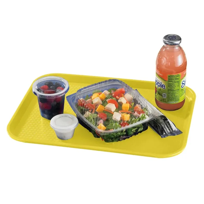 Cambro 1216FF108 Primrose Yellow 12 x 16″ Fast Food Tray – Dozen