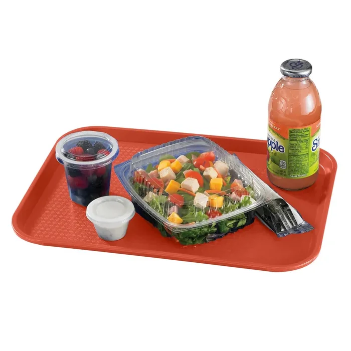 Cambro 1216FF163 Red 12″ x 16″ Fast Food Tray – Dozen