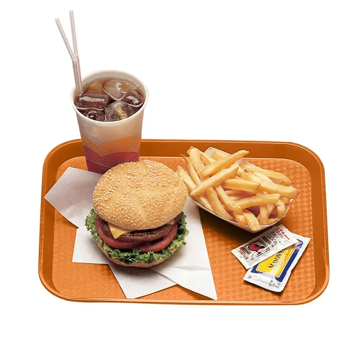Cambro 1216FF166 Orange 12″ x 16″ Fast Food Tray – Dozen