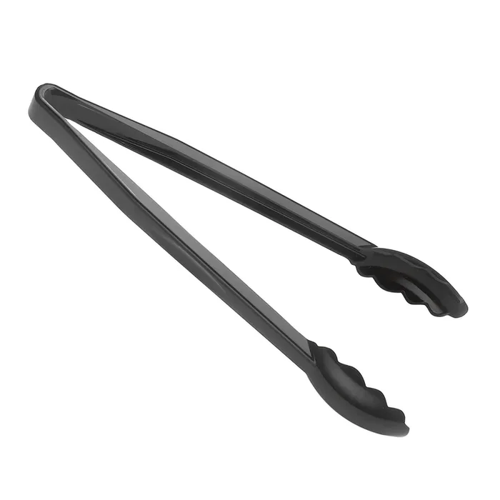 Cambro 12TGS110 Camwear Black 12″ Scalloped Tongs