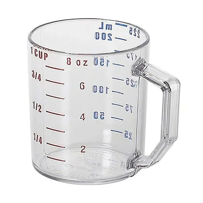 Cambro 25MCCW135 Camwear Clear 1 Cup Dry Measuring Cup
