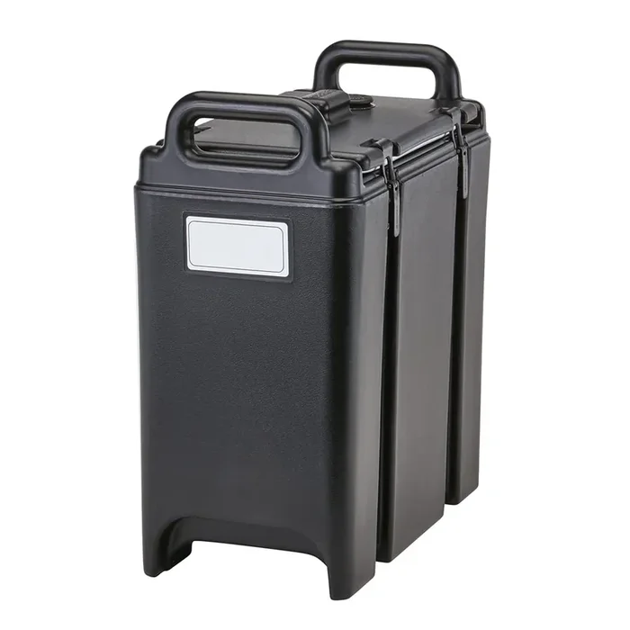 Cambro 350LCD110 Camtainer Black 3.375 Gallon Soup Carrier