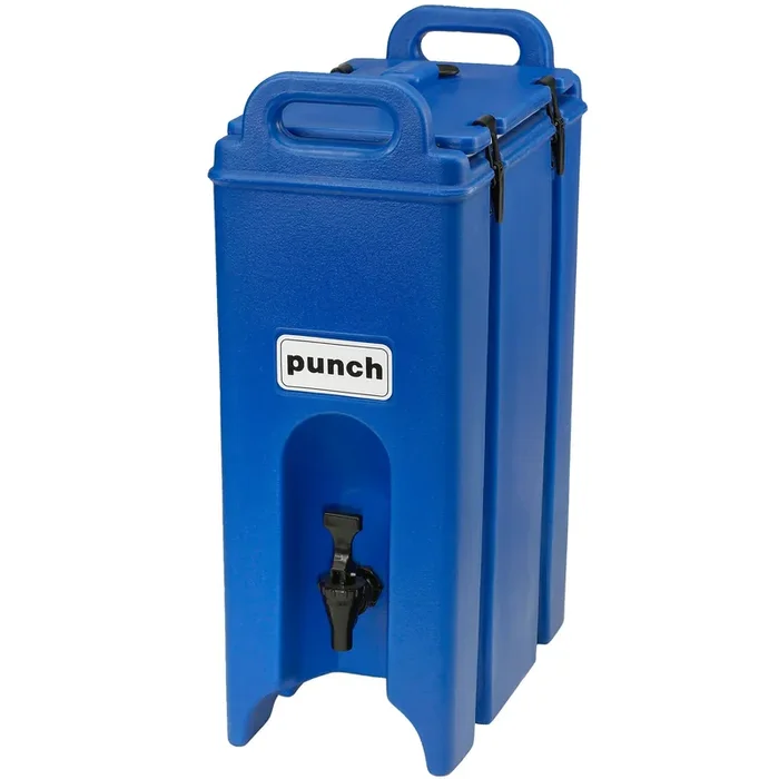 Cambro 500LCD186 Camtainer Blue 4.75 Gal. Insulated Beverage Server