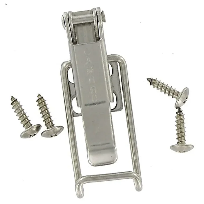 Cambro 60092 Small 4-Hole Metal Latch Kit w/ 4 Screws f/ Camcarriers