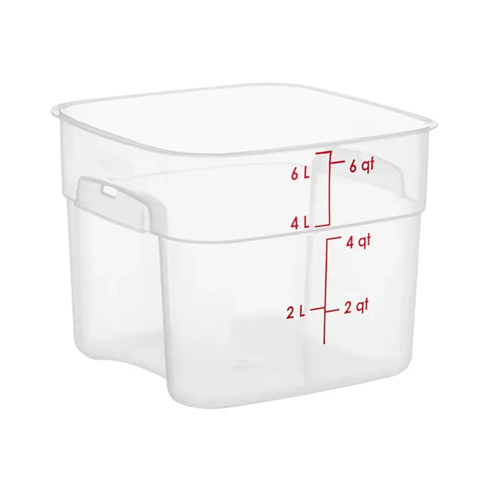 Cambro 6SFSPROPP190 FreshPro Translucent 6 Quart Storage Container