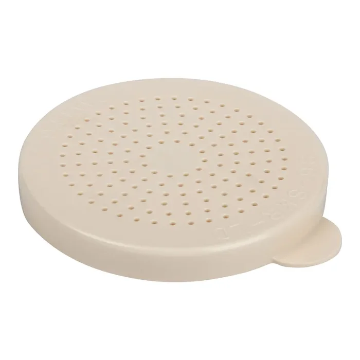 Cambro 96SKRLD406 Beige Salt and Pepper Lid for Shakers