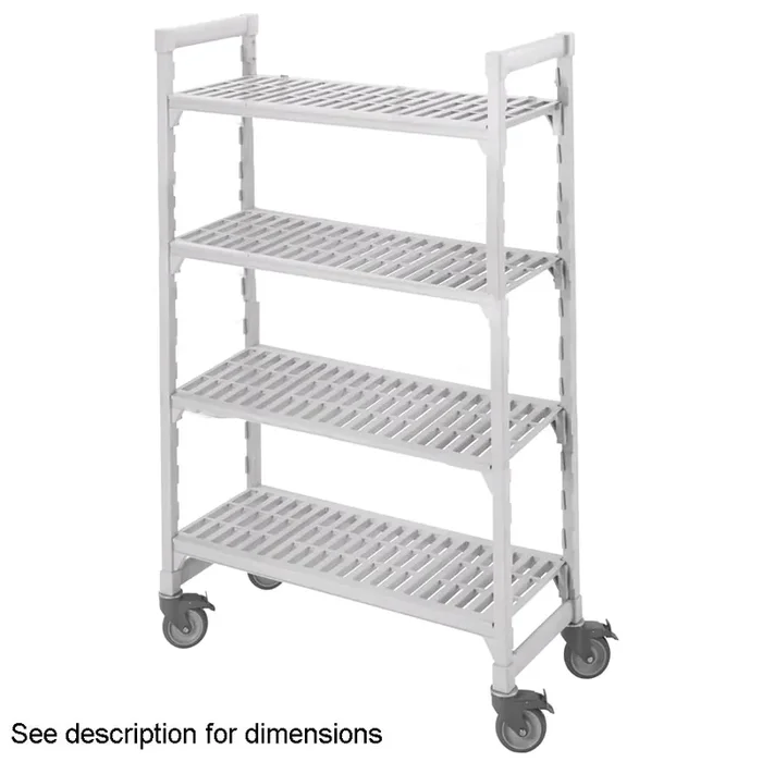 Cambro CPMU184275V4480 Camshelving Mobile 18″x42″ 4-Shelf Starter Unit