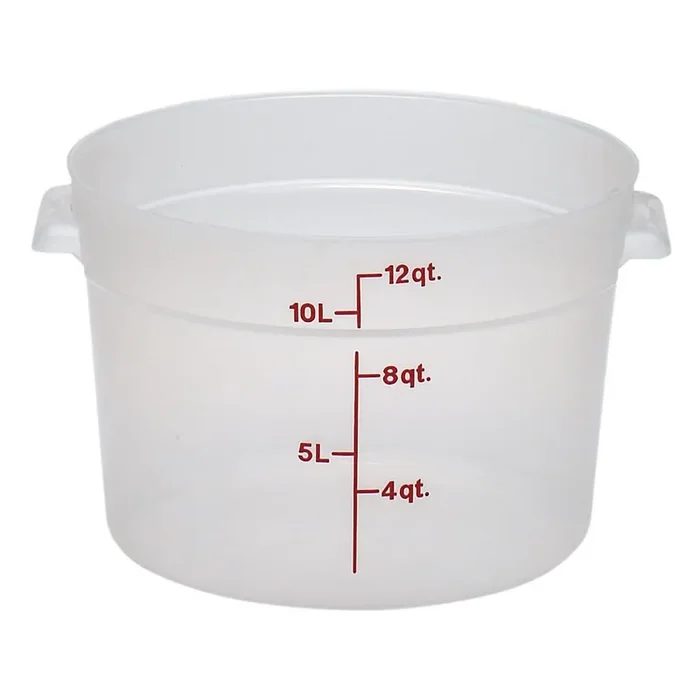 Cambro RFS12PP190 Translucent Round 12 Qt Storage Container
