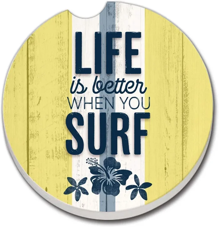 Car Coaster – Life is Better When You Surf