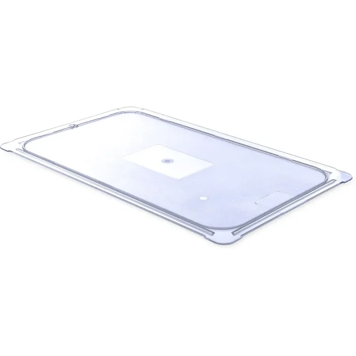 Carlisle 10216U07 StorPlus Clear Full-Size Flat Food Pan Lid