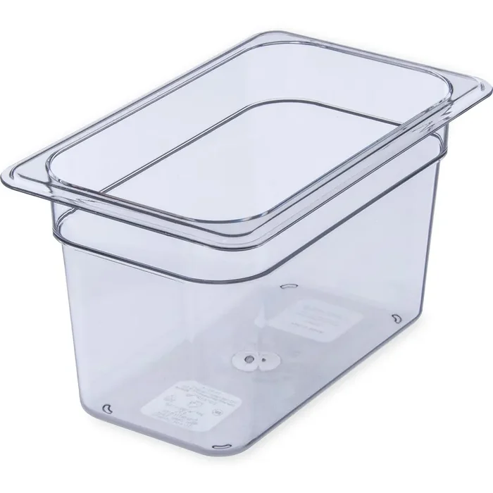 Carlisle 3068207 StorPlus Clear 1/4-Size 6″ Deep Food Pan
