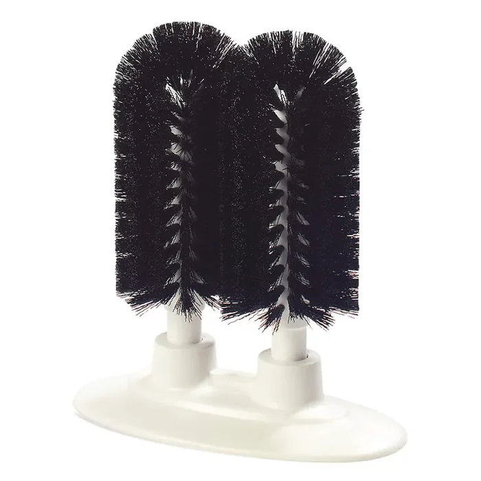 Carlisle 4046003 Sparta 8″ Black Twin Glass Washer Brushes