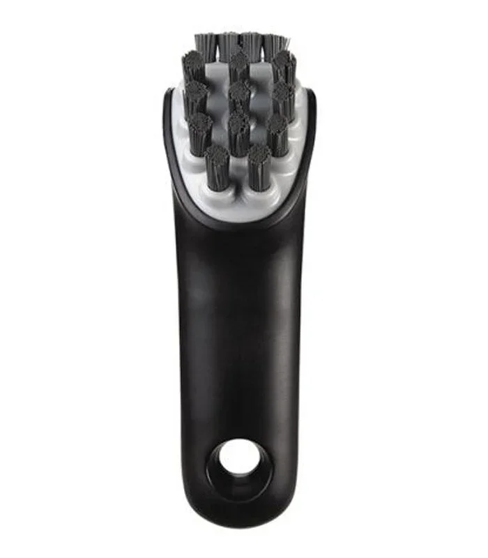 Cast Iron Pan Brush with Scraper