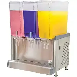 Cecilware CS-3L-16-S 20.4″ Pre-Mix Cold Beverage Dispenser w/ (3) 4.75 gal Bowls, 120v