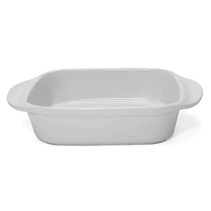 Chantal Classic Ceramic Bakeware, 8″ Sq Baker, White