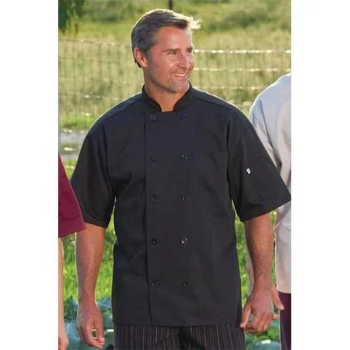 Chef Coat South Beach – Black (Med)