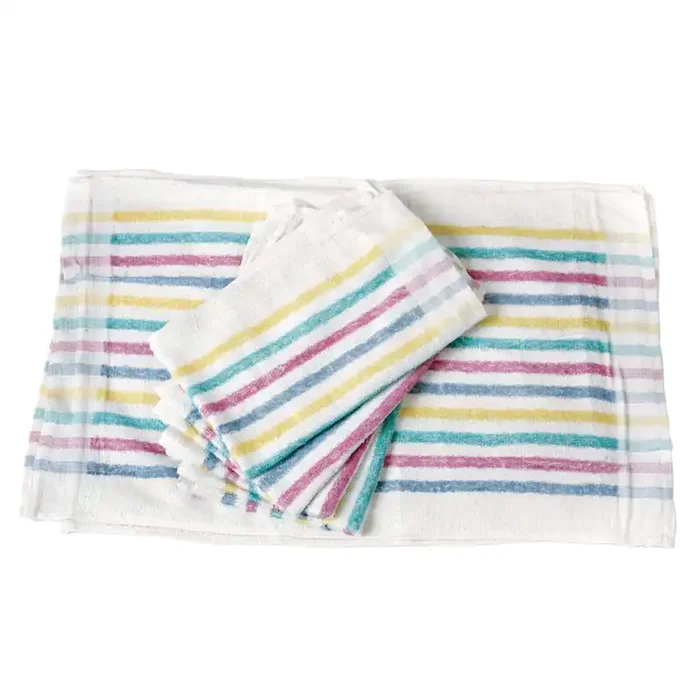 Chef Revival® 705MSK Multi-Stripe Terry Cloth Towel – Dozen
