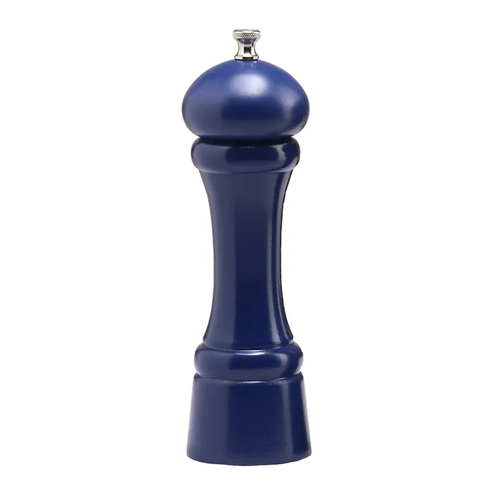 Chef Specialties 08751 Cobalt Blue 8″H Wood Pepper Mill