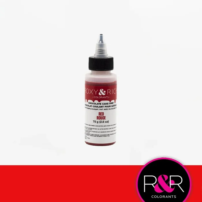 Chocolat coulant pour gâteaux 75 gr – Rouge