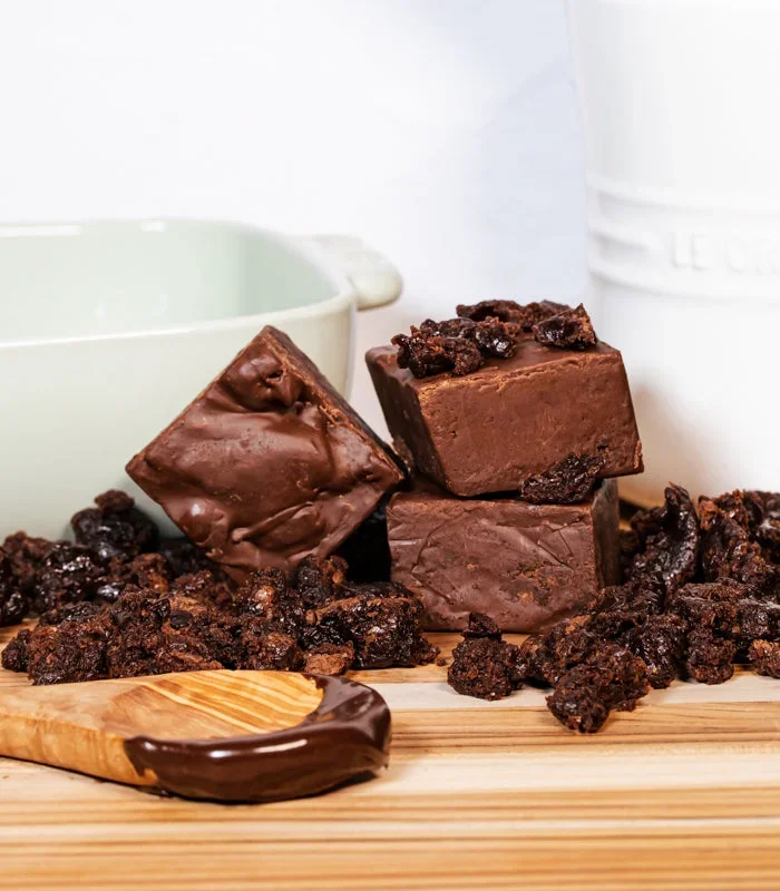 Chocolate Brownie Bites Fudge