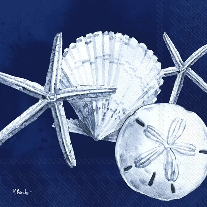 Cocktail Napkin – Dark Sea (20 Count)