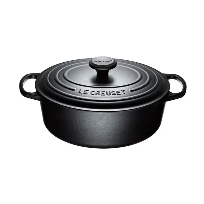 Cocotte ovale Noir Mat 4.7L – Le Creuset