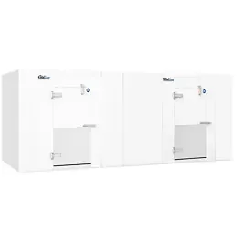 Coldline 8 x 18 Walk-in Cooler and Freezer Combo Box, with Floor