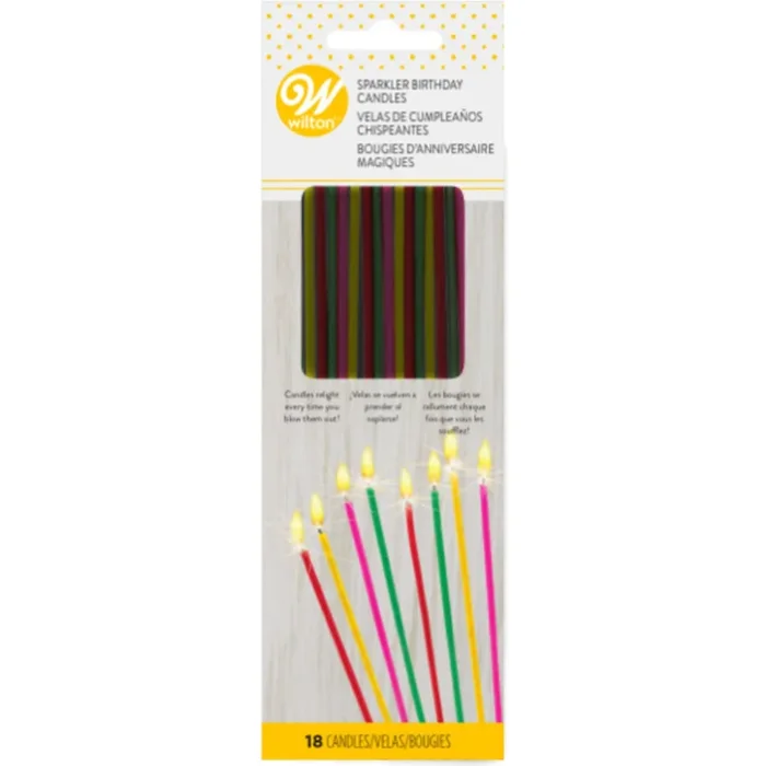 Colorful Sparkler Birthday Candle Set-18