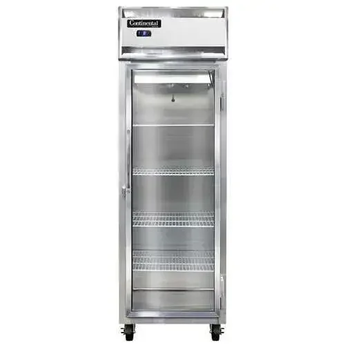Continental Refrigerator 1FSNGD 26‘‘ 1 Section Glass Door Reach-In Freezer