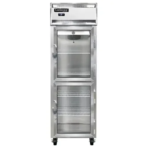 Continental Refrigerator 1RNSAGDHD 26‘‘ 1 Section Door Reach-In Refrigerator