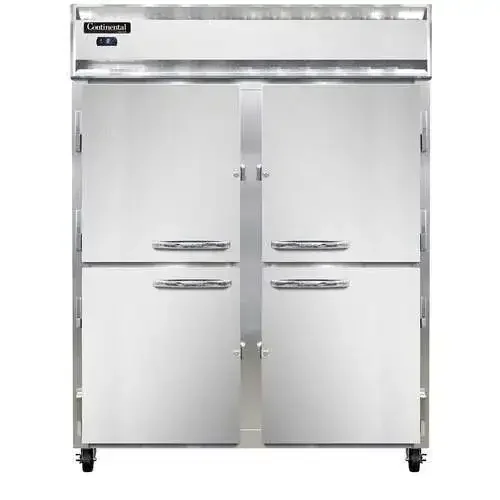 Continental Refrigerator 2FESNHD 57‘‘ 2 Section Solid Door Reach-In Freezer