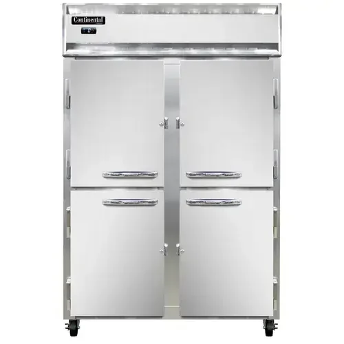 Continental Refrigerator 2FNSAHD 52‘‘ 2 Section Solid Door Reach-In Freezer