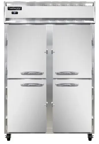 Continental Refrigerator 2RNSSPTHD-SD-GD 520‘‘ Section Door Pass-Thru Refrigerator