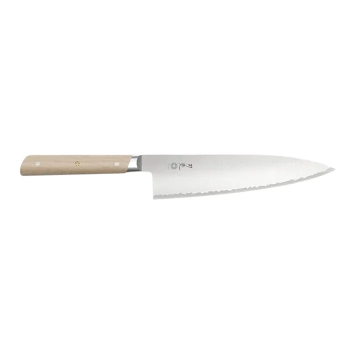 Couteau de chef Gyuto manche en bois de hêtre 210mm – Hazaki