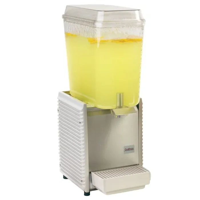 Crathco D15-4 The Bubbler White Single 5 Gal Beverage Dispenser