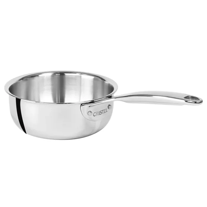 Cristel Castel‘Pro 6.5-Quart Stainless Saucepan -Fixed Handle