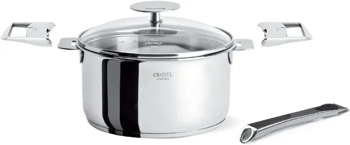 Cristel Casteline Removable Handle – 1 Qt. Saucepan Set