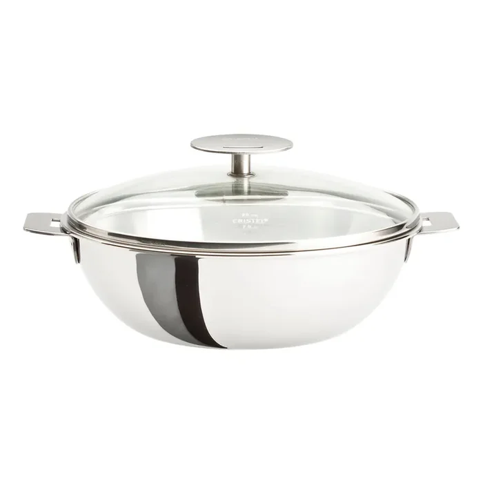 Cristel Casteline Removable Handle – 3 Qt. Wok w/Lid