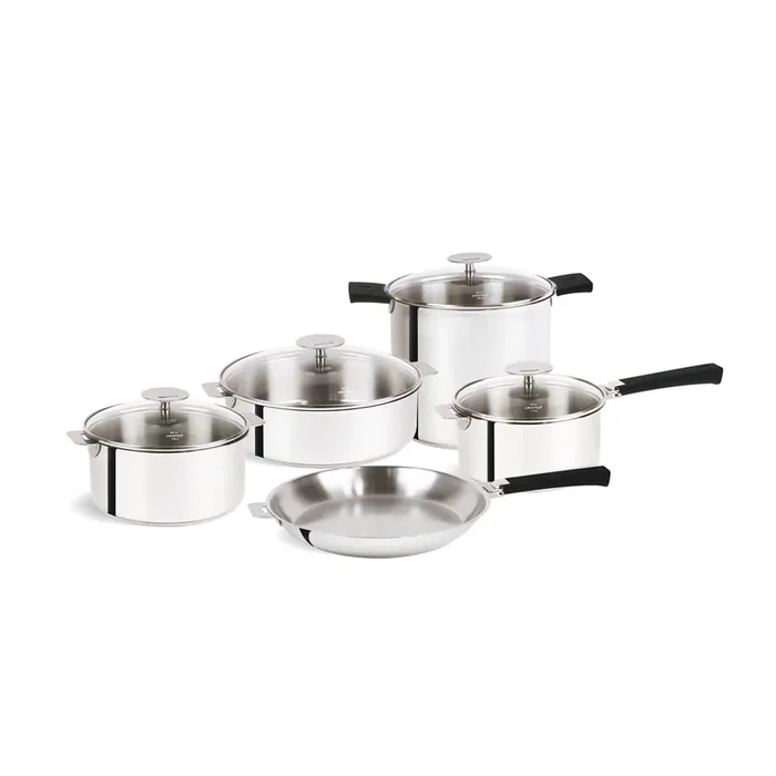 Cristel Mutine Removable Handle – 13 Pc. Stainless Steel Cookware Set