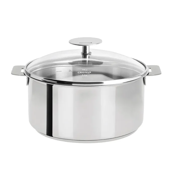 Cristel Mutine Removable Handle – 7 Qt. Stew Pan w/Lid