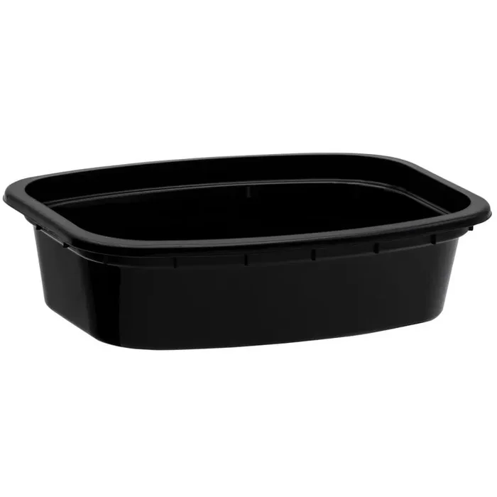 Cube Packaging DR-508-BB Black 8 Ounce Deli Container Base – 400 / CS