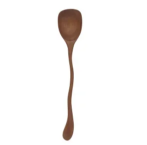 Cuillère ondulée en bois de Teck 7po