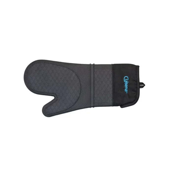 Cuisena Silicone & Fabric Oven Glove Black