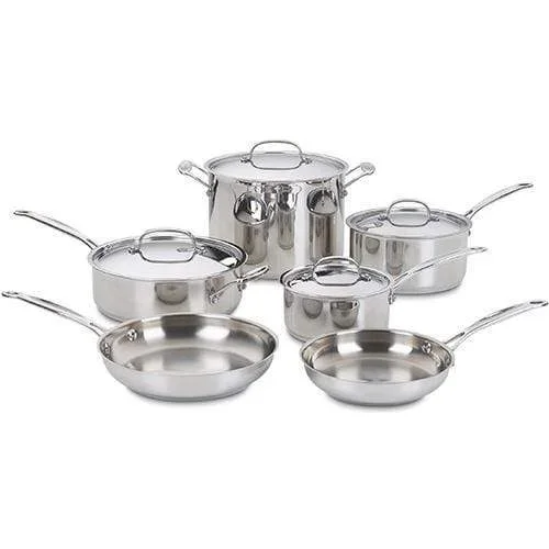 Cuisinart Chef’s Classic 10 Piece Classic Cookware Set