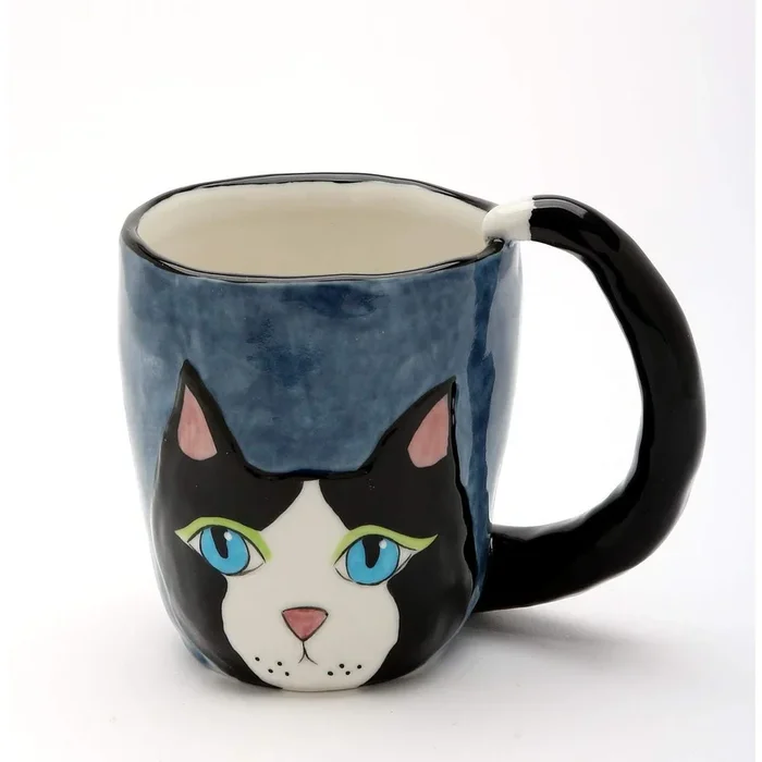 Cupboard Peekaboo Cat Mug